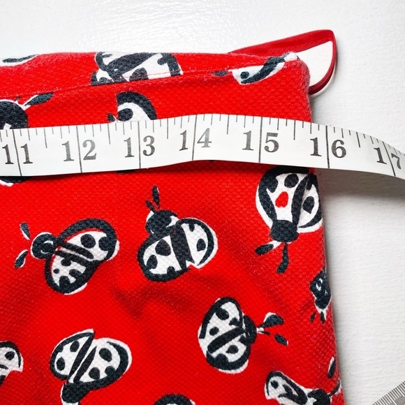 Talbots Vintage Novelty Print Ladybug Printed Pencil Skirt - Picture 10 of 14